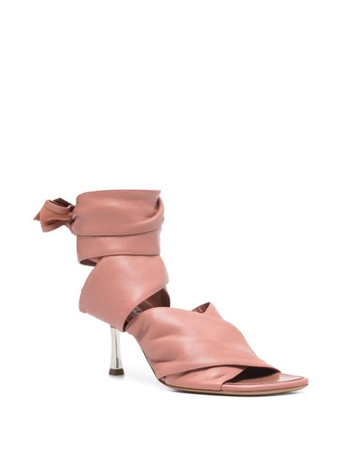 Paris Texas Lorena lace-up sandals - Pink