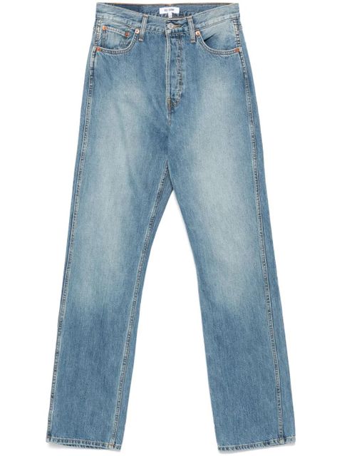 RE/DONE high-rise straight-leg jeans - Blue - zdjęcie produktu nr 1