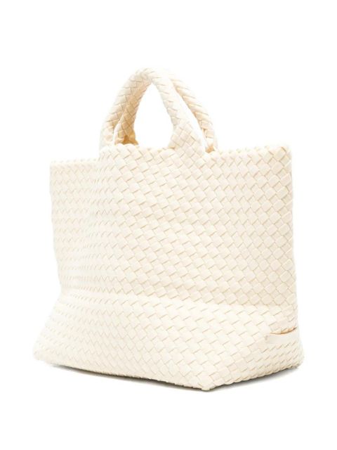NAGHEDI medium St. Barths woven tote bag - Neutrals - zdjęcie produktu nr 2