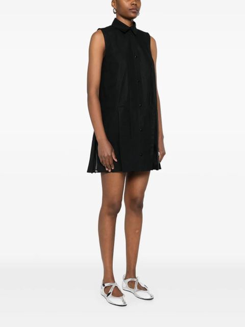 Moncler cotton mini dress - Black