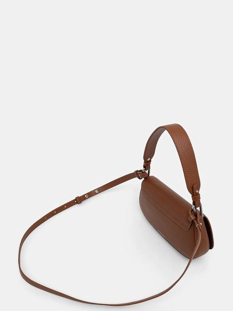 Coccinelle torebka skórzana kolor brązowy E5 QBB 52 01 01