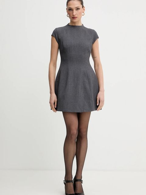 Bardot sukienka kolor szary mini rozkloszowana 59329DB3 - zdjęcie produktu nr 2