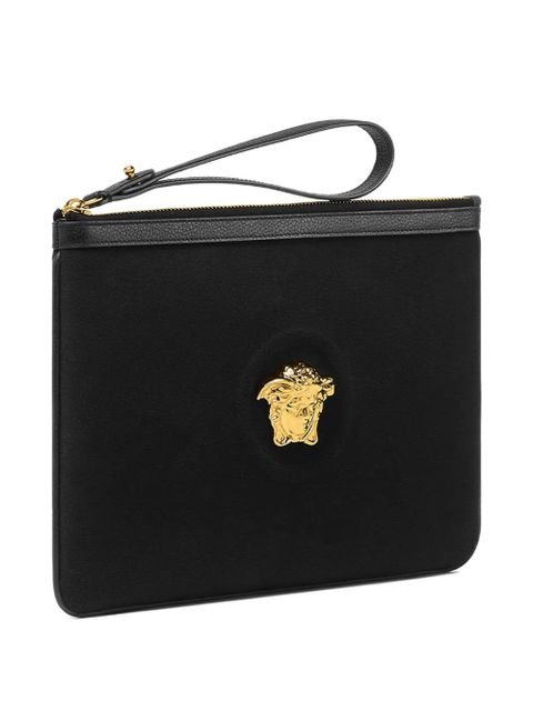 Versace La Medusa canvas pouch - Black - zdjęcie produktu nr 2
