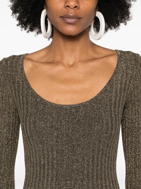 STAUD Raquel mini dress - Gold