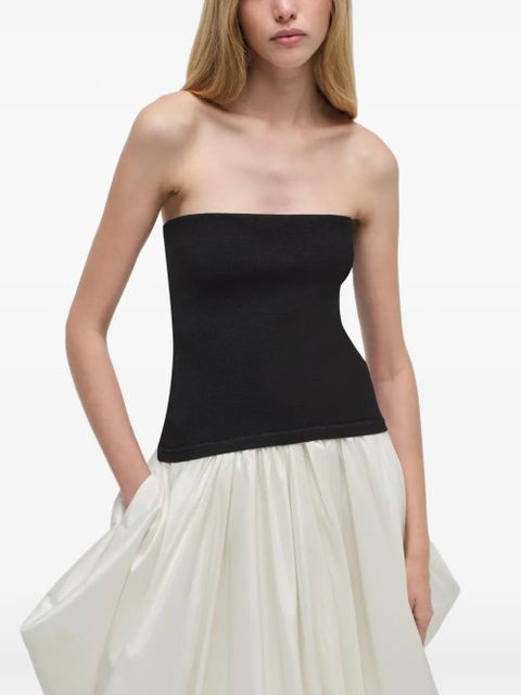 Simkhai Izzy strapless midi dress - White