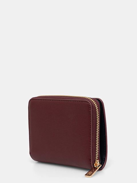 Tommy Hilfiger portfel damski kolor bordowy AW0AW17742 - zdjęcie produktu nr 2