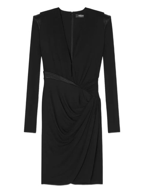 Versace long-sleeved gathered dress - Black - zdjęcie produktu nr 2