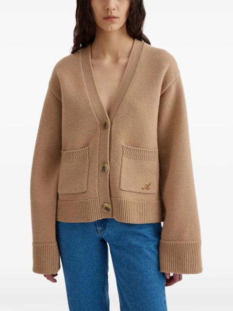 Axel Arigato Memory wool cardigan - Brown - zdjęcie produktu nr 2