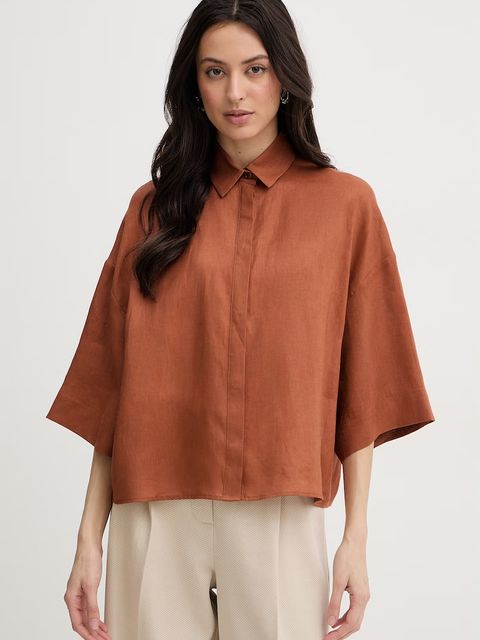 MM by Max Mara koszula damska lniana RITO - zdjęcie produktu nr 1