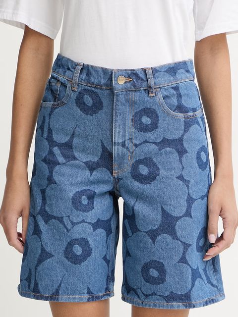 Marimekko bermudy damskie jeansowe - zdjęcie produktu nr 1