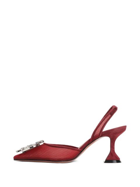 Amina Muaddi 70mm Begum pumps - Red - zdjęcie produktu nr 2