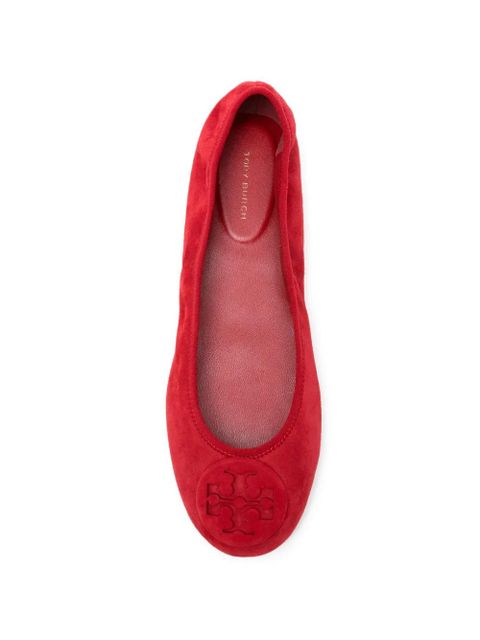 Tory Burch Reva logo detail ballet flats - Red
