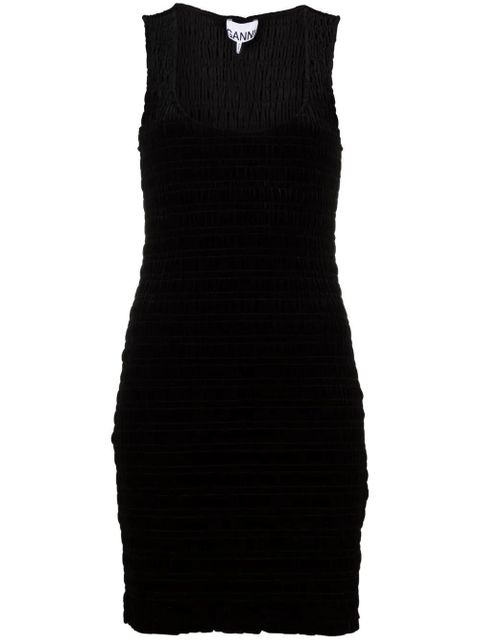 GANNI scoop-neck sleeveless dress - Black - zdjęcie produktu nr 1