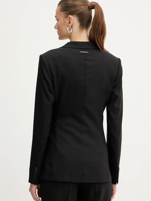 Karl Lagerfeld marynarka z dodatkiem wełny BW ESSENTIAL