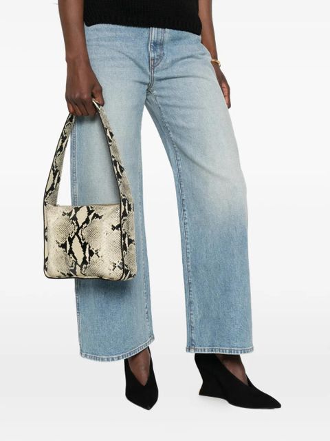 KHAITE Lori Squared snakeskin-effect shoulder bag - Neutrals - zdjęcie produktu nr 2