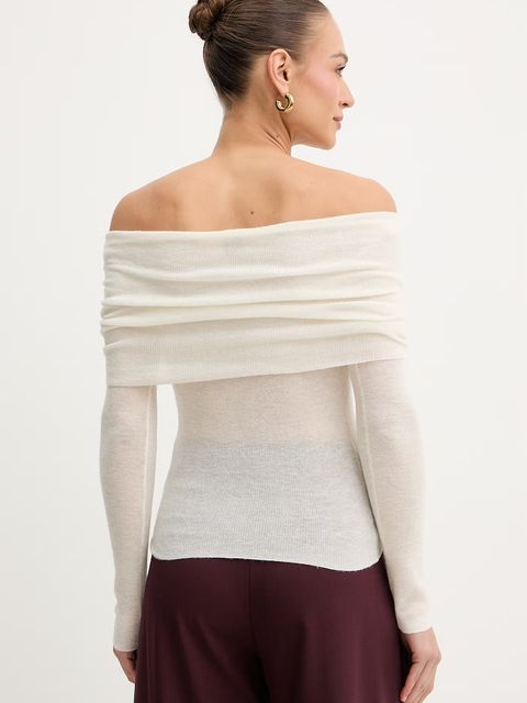 BOSS Orange sweter z dodatkiem wełny C Falmon - zdjęcie produktu nr 2