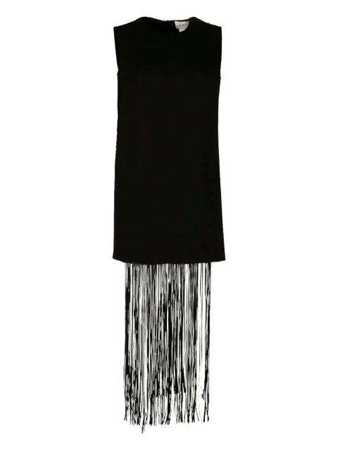 Sportmax Finnici fringed sleeveless mini dress - Black - zdjęcie produktu nr 1