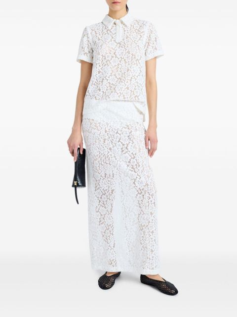 Proenza Schouler Jasmine maxi skirt - White - zdjęcie produktu nr 2