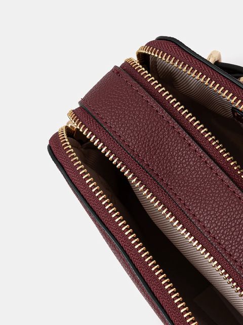 Twinset torebka kolor bordowy 252TB7012