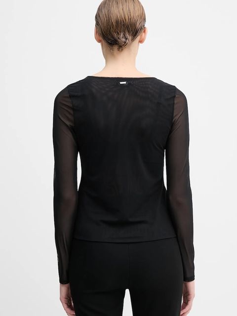 Dkny longsleeve kolor czarny DJ5T1581