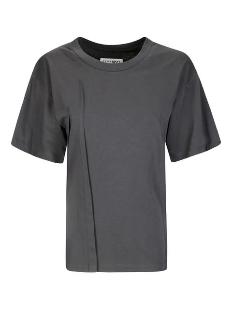 MM6 Maison Margiela washed-effect T-shirt - Black - zdjęcie produktu nr 1