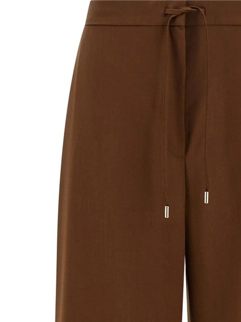 Max Mara Cortone elasticated-waistband trousers - Brown
