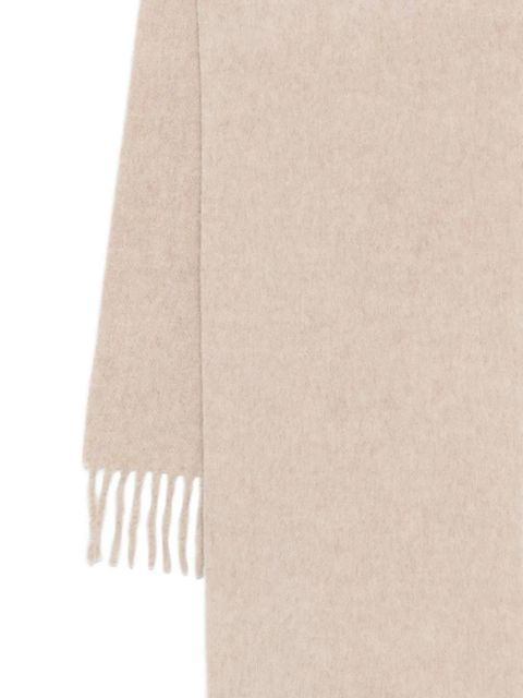 Max Mara fringed wool scarf - Neutrals - zdjęcie produktu nr 2