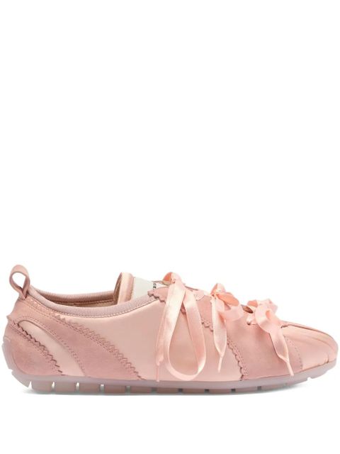 Simone Rocha Ballerina Grip satin sneakers - Pink - zdjęcie produktu nr 1
