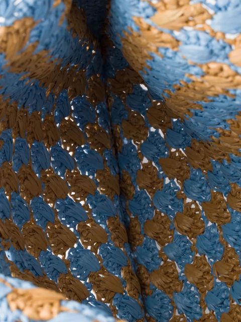 Prada crochet tote bag - Blue