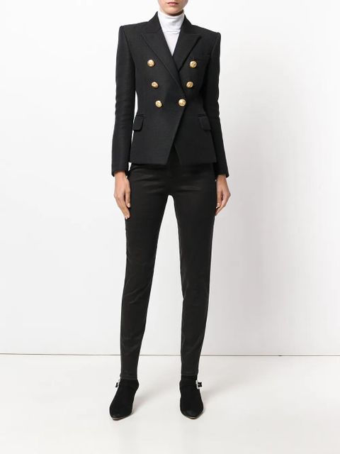 Balmain slim fit trousers - Black - zdjęcie produktu nr 2