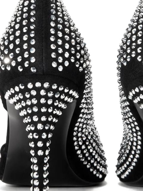 ROTATE BIRGER CHRISTENSEN rhinestone stiletto pumps - Black