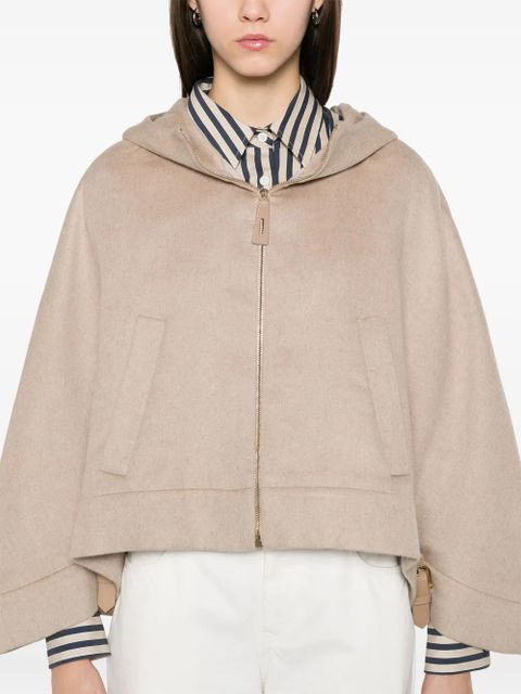 Max Mara Serio cape - Neutrals