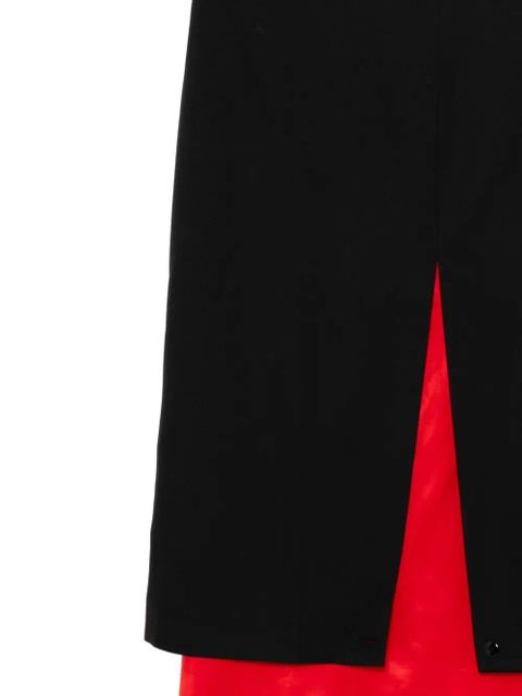 Róhe upside-down midi skirt - Black