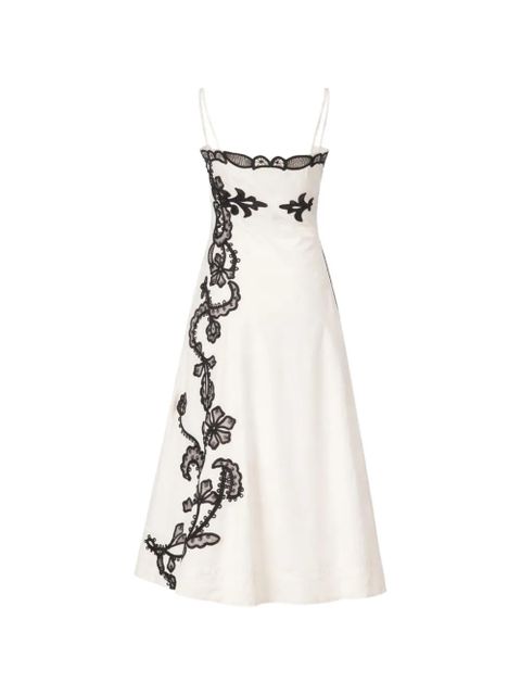 Ulla Johnson Miray Cami embroidered midi dress - White - zdjęcie produktu nr 2