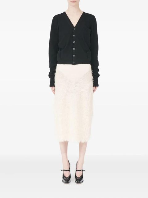 Maison Margiela wool cardigan - Black - zdjęcie produktu nr 2