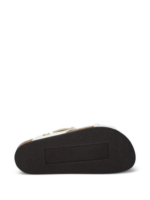 Valentino Garavani VLogo Signature crossover-strap sandals - Neutrals