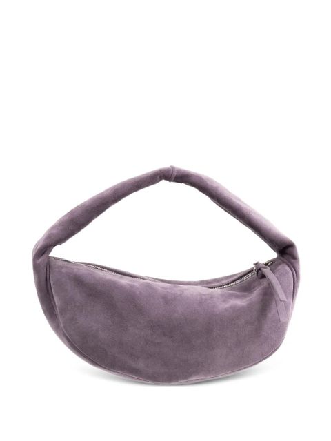 BY FAR Cush suede shoulder bag - Purple - zdjęcie produktu nr 1