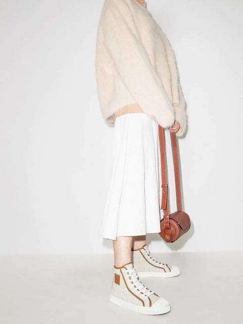 LOEWE Anagram high-top sneakers - Neutrals