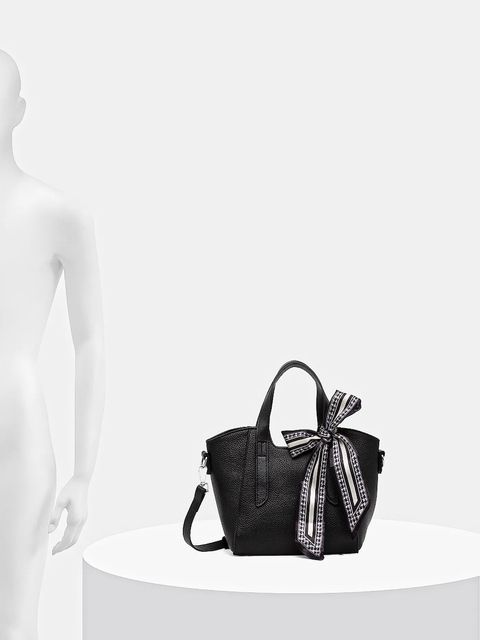 Answear.LAB torebka skórzana kolor czarny