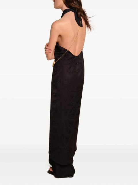 Johanna Ortiz Silent Water jacquard dress - Black