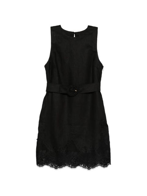 TWINSET belted lace dress - Black - zdjęcie produktu nr 1
