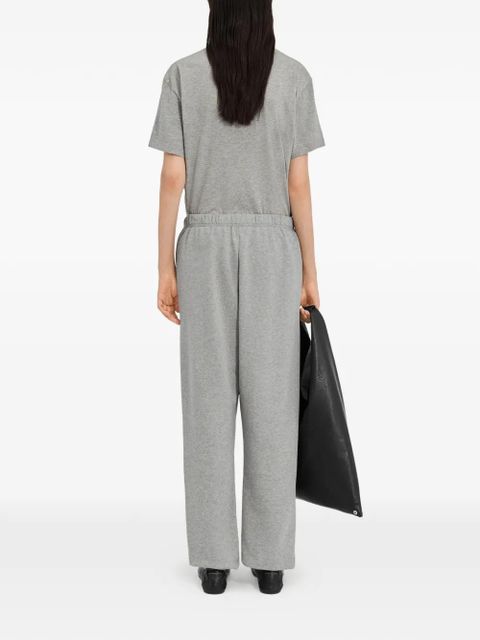 MM6 Maison Margiela label-detail track pants - Grey