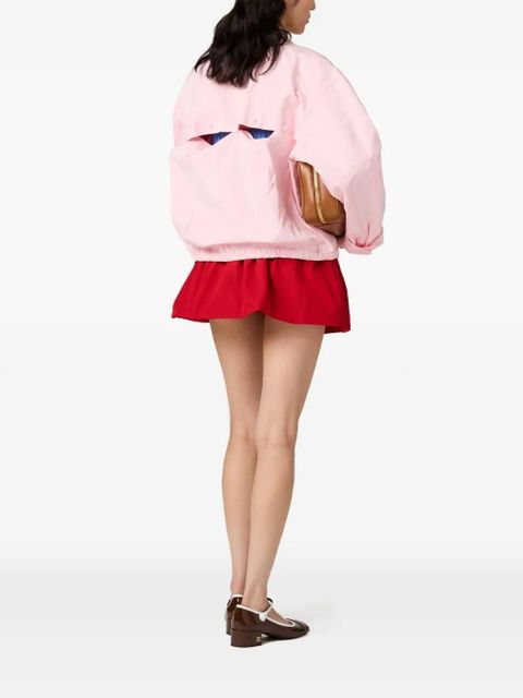 Miu Miu poplin shirt jacket - Pink