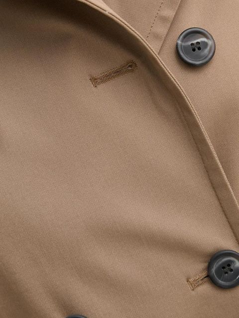 By Malene Birger trencz ALAYA damski kolor brązowy przejściowy oversize 103331