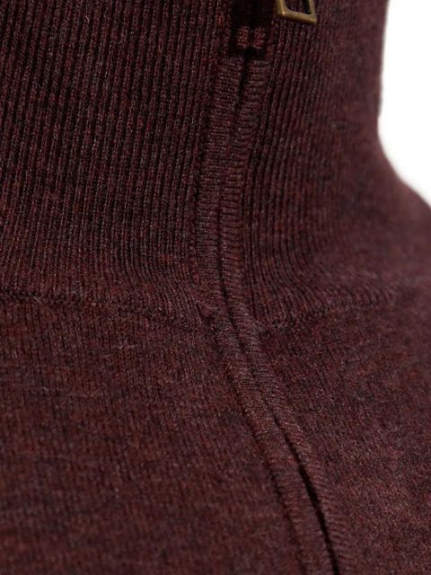 ISABEL MARANT Cecile high-neck zip-front cardigan - Red