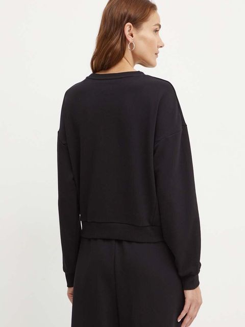 Armani Exchange bluza damska kolor czarny z nadrukiem XW000006 AF10172