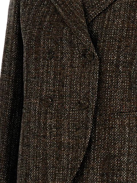 FENDI tweed double-breasted jacket - Brown - zdjęcie produktu nr 2
