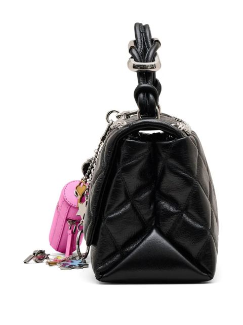 Marc Jacobs The Charm Quilted Dual Convertible Shoulder bag - Black