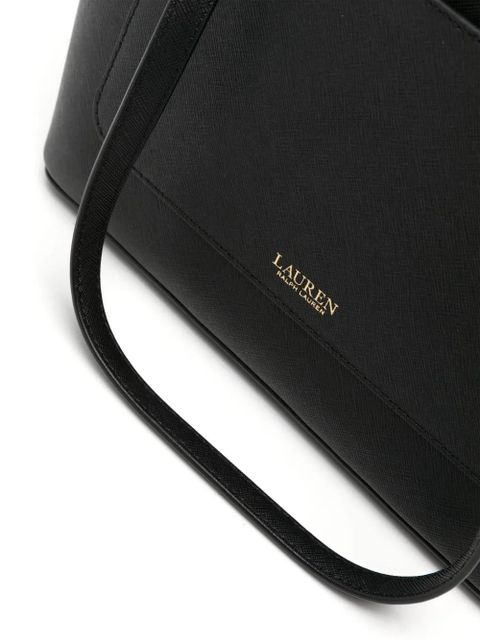 Lauren Ralph Lauren medium Karly leather tote bag - Black