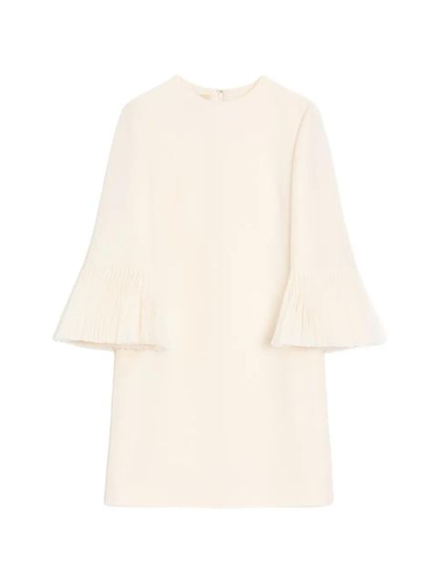 Valentino Garavani embroidered crepe couture short dress - Neutrals - zdjęcie produktu nr 1